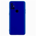 OnePlus Nord N10 5G Gummibelagt Plastik Cover - Blå