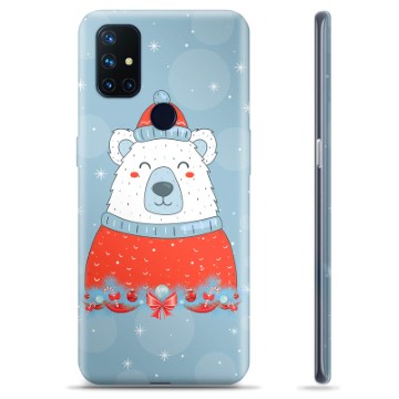 OnePlus Nord N10 5G TPU Cover - Julebjørn