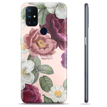 OnePlus Nord N10 5G TPU Cover - Romantiske Blomster