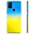 OnePlus Nord N10 5G TPU Cover Ukrainsk Flag - Tofarvet