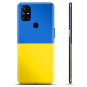 OnePlus Nord N10 5G TPU Cover Ukrainsk Flag - Gul og lyseblå