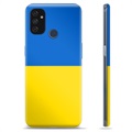 OnePlus Nord N100 TPU Cover Ukrainsk Flag - Gul og lyseblå