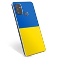 OnePlus Nord N100 TPU Cover Ukrainsk Flag - Gul og lyseblå