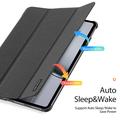 OnePlus Pad 2/Pad Pro Dux Ducis Domo Tri-Fold Smart Folio Cover - Sort