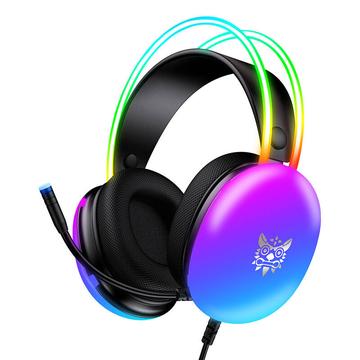 Onikuma X25 RGB kablet gaming-headset - sort