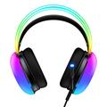 Onikuma X25 RGB kablet gaming-headset - sort