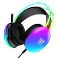 Onikuma X25 RGB kablet gaming-headset - sort