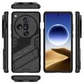 Oppo Find X7 Ultra Armor Series Hybrid Cover med Stand - Sort