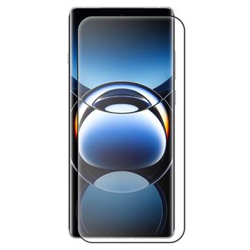 Oppo Find X7 Ultra Skærmbeskyttelse Hærdet Glas - 9H - Full Fit - Sort Kant