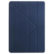 iPad 10.2 2019/2020/2021 Origami Stand Folio Cover - Mørkeblå