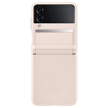 Samsung Galaxy Z Flip4 Flap Læder Cover EF-VF721LPEGWW - Fersken