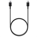 Samsung USB-C / USB-C Kabel EP-DA705BBEGWW - 1m - Sort