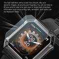 Udendørs sport IP68 vandtæt smartwatch - 1.91" - sort