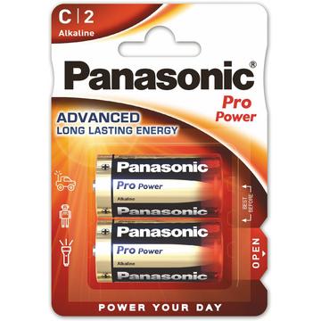 Panasonic Pro Power LR14/C Alkaline-batterier - 2 stk.