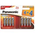Panasonic Pro Power LR6/AA Alkaline-batterier - 8 stk.