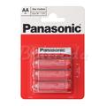 Panasonic R6RZ/4BP Zink-Carbon AA Battteries - 4 stk.