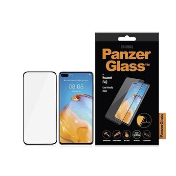 Huawei P40 PanzerGlass Case Friendly Skærmbeskyttelse Hærdet Glas - Sort Kant