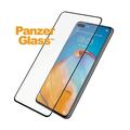 Huawei P40 PanzerGlass Case Friendly Skærmbeskyttelse Hærdet Glas - Sort Kant