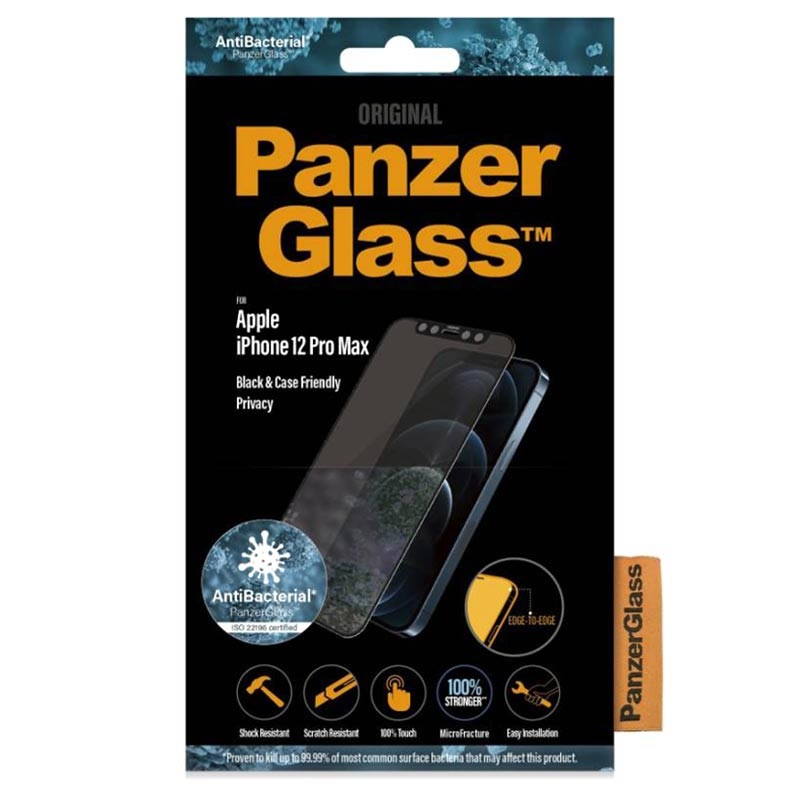 Panzerglass Privacy Cf Iphone 12 Pro Max Panserglas Sort