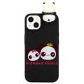 3D Figur Serie iPhone 14 TPU Cover - To Pandaer