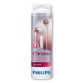 Philips Upbeat Chromz In-Ear-hovedtelefoner med mikrofon - rosaguld / hvid