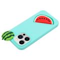 3D Cartoon iPhone 14 Pro Max TPU Cover - Vandmelon