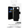 Puro 2-i-1 Magnetisk iPhone 12/12 Pro Pung Taske - Sort