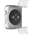 Apple Watch Series 9/8/SE (2022)/7/SE/6/5/4/3/2/1 Puro Icon Silikone Rem - 41mm/40mm/38mm - Hvid