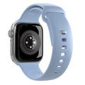 Apple Watch Series Ultra 2/Ultra/10/9/8/SE (2022)/7/SE/6/5/4/3/2/1 Puro Icon Silikone Rem - 49mm/46mm/45mm/44mm/42mm - Lyseblå