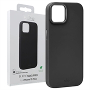 iPhone 15 Plus Puro Icon Mag Pro Silikone Cover - Sort