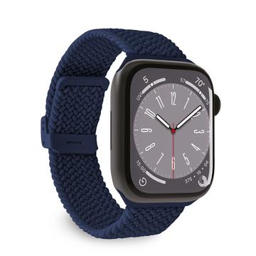 Apple Watch Series Ultra 2/Ultra/9/8/SE (2022)/7/SE/6/5/4/3/2/1 Puro Loop Rem - 49mm/45mm/44mm/42mm (Open Box - Fantastisk stand) - Mørkeblå