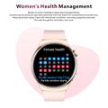 QX10 1,43" AMOLED-skærm Bluetooth-opkald Sundhedsovervågning Smart Watch - Pink / Guld