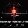 ROCKBROS Q2S Smart Bike Tail Light Riding Brake Sensing Bicycle Rear Light Vandtæt Cykling Sikkerhed Landevejscykel Baglygte