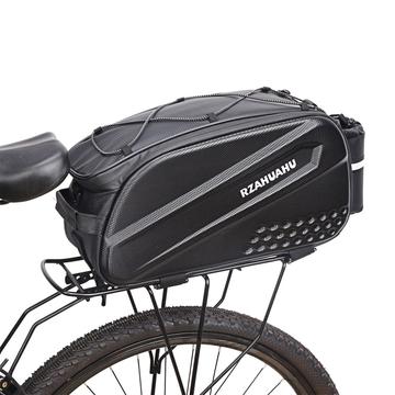 RZAHUAHU YA367 Cykelstativtaske med hård skal Kuffertaske Stor kapacitet Tøjopbevaringspakke med vandflaskepose til cykelsæde bagpå