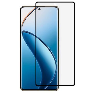 Realme 12 Pro/12 Pro+ Skærmbeskyttelse Hærdet Glas - 9H - Full Fit - Sort Kant