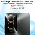 Realme C67 4G Imak HD Kamera Linse Hærdet Glas - 2 Stk.