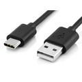 Reekin USB 2.0 / USB-C-opladerkabel til Nintendo Switch - 2m - Sort