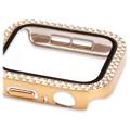 Rhinestone Dekorative Apple Watch SE (2022)/SE/6/5/4 Cover med Skærmbeskyttelse - 40mm - Guld