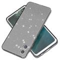 Samsung Galaxy A05 Stylish Glitter Series TPU Cover - Gennemsigtig Sort