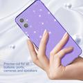 Samsung Galaxy A05 Stylish Glitter Series TPU Cover - Gennemsigtig Lilla