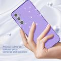 Samsung Galaxy A05s Stylish Glitter Series TPU Cover - Gennemsigtig Lilla