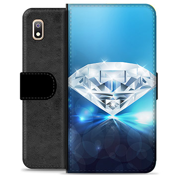 Samsung Galaxy A10 Premium Flip Cover med Pung - Diamant