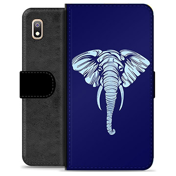 Samsung Galaxy A10 Premium Flip Cover med Pung - Elefant