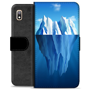 Samsung Galaxy A10 Premium Flip Cover med Pung - Isbjerg