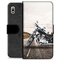 Samsung Galaxy A10 Premium Flip Cover med Pung - Motorcykel