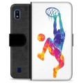 Samsung Galaxy A10 Premium Flip Cover med Pung - Slam Dunk