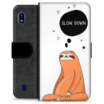 Samsung Galaxy A10 Premium Flip Cover med Pung - Slow Down