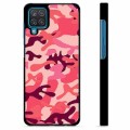 Samsung Galaxy A12 Beskyttende Cover - Pink Camouflage