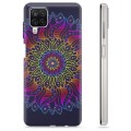 Samsung Galaxy A12 TPU Cover - Farverig Mandala