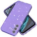 Samsung Galaxy A15 Stylish Glitter Series TPU Cover - Gennemsigtig Lilla